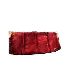 Vintage Red Patent Leather Clutch -
